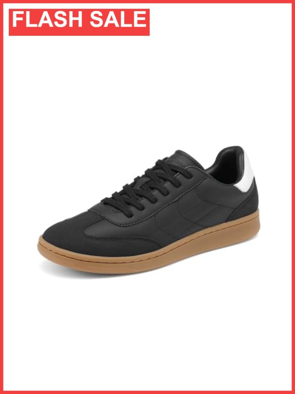 Men's Quilted Faux Leather Faux Suede Fashion Sneakers Lace-Up Casual Shoes